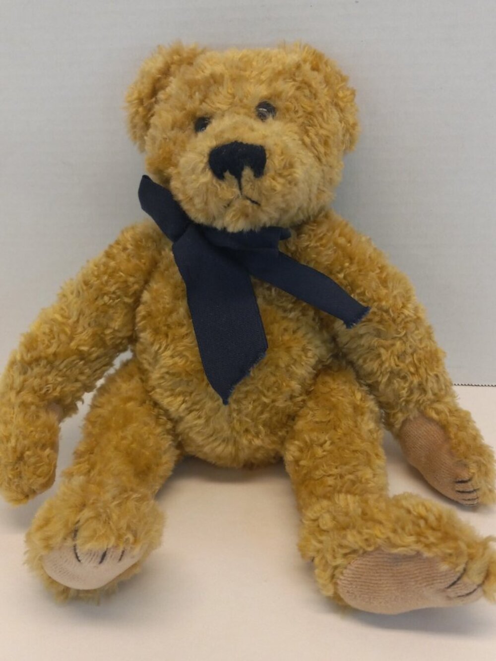 Boyds Collection Ltd Teddy Bear 12" Style 1364 Plush Tan Curly Texture VTG 1990